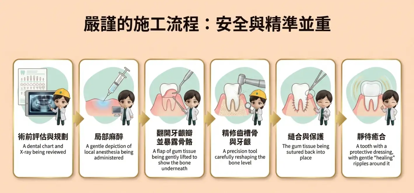 精密假牙 牙冠增長術